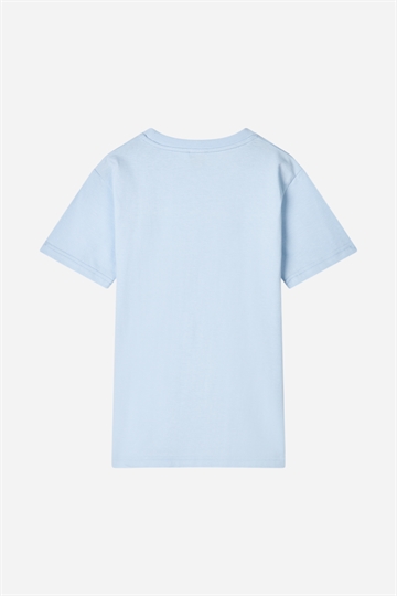 Mads Nørgaard Printed Thorlino Tee - Cashmere Blue